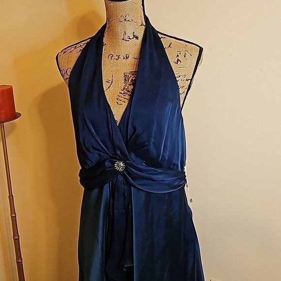 NWT Maggy London Ombre halter dress size 16 - Picture 2 of 11